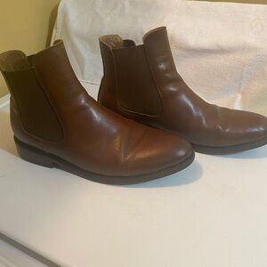 Classic Brown Leather Chelsea Boots